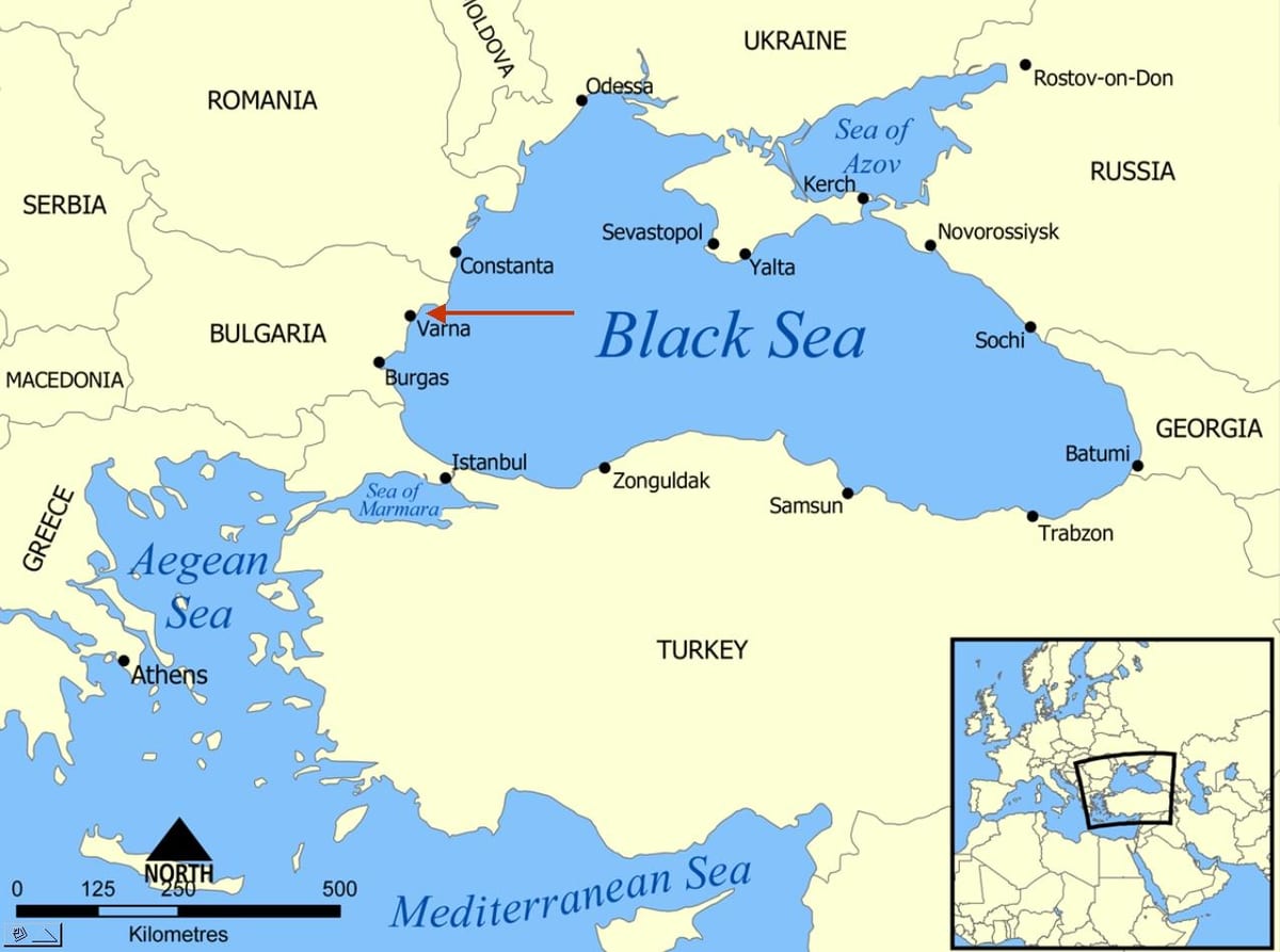 Dünya haritası Bulgaristan konumu