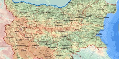 Bulgaristan haritası detaylı harita 