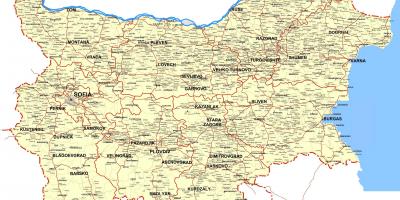 Bulgaristan ülke haritası