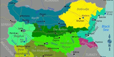 Bulgaristan haritası havaalanları