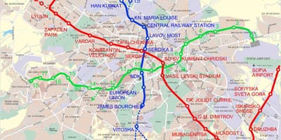 Bulgaristan metro haritası 